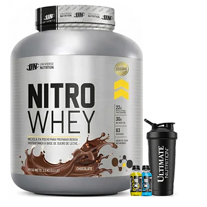 PROTEINA NITRO WHEY UN 2.5 KG CHOCOLATE + REGALOS