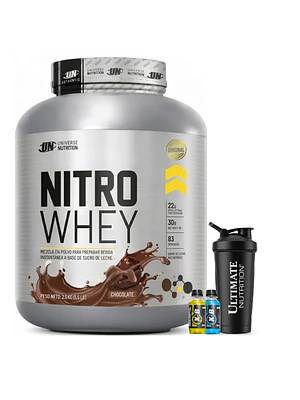 PROTEINA NITRO WHEY UN 2.5 KG CHOCOLATE + REGALOS