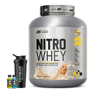 PROTEINA NITRO WHEY UN 2.5 KG COOKIES + REGALOS