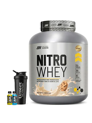 PROTEINA NITRO WHEY UN 2.5 KG COOKIES + REGALOS