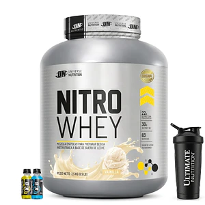 PROTEINA NITRO WHEY x 2.5 KG VAINILLA + REGALOS