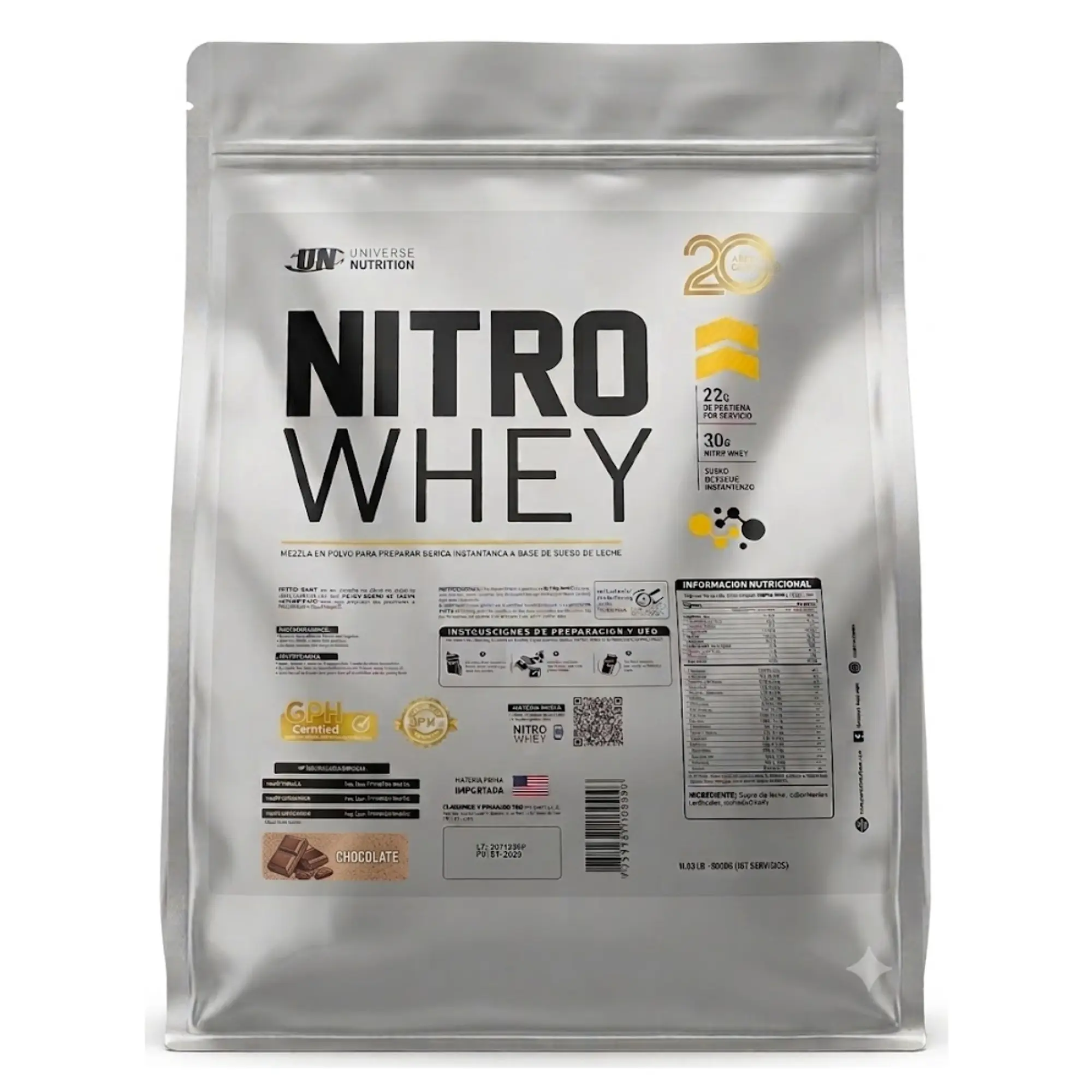 PROTEINA NITRO WHEY UN 5 kg Saco 2