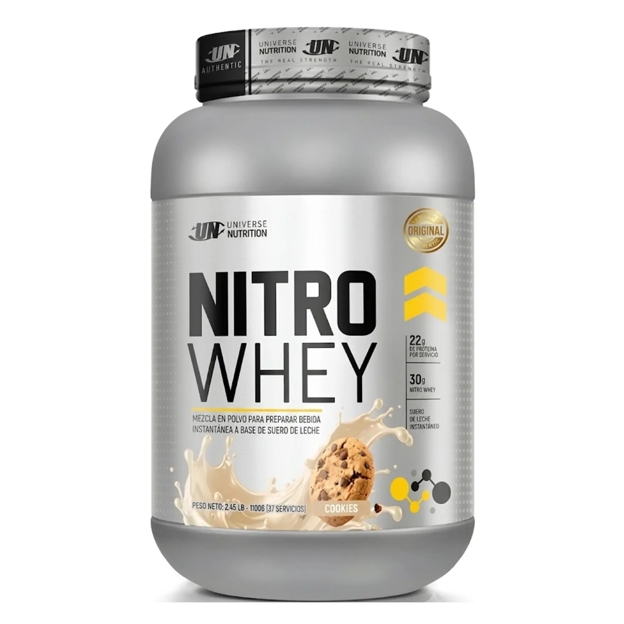 PROTEINA NITRO WHEY UN 1100 g UN pote 3