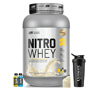 PROTEINA NITRO WHEY UN 1.1 Kg pote VAINILLA + REGALOS