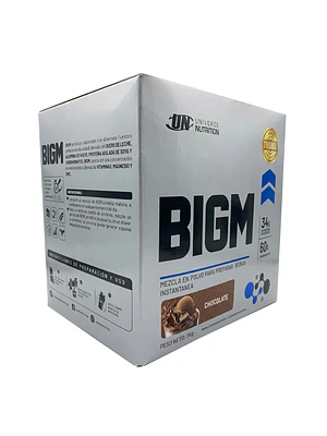 GANADOR DE MASA MUSCULAR CON PROTEINA BIGM UN Caja 10 sachets 