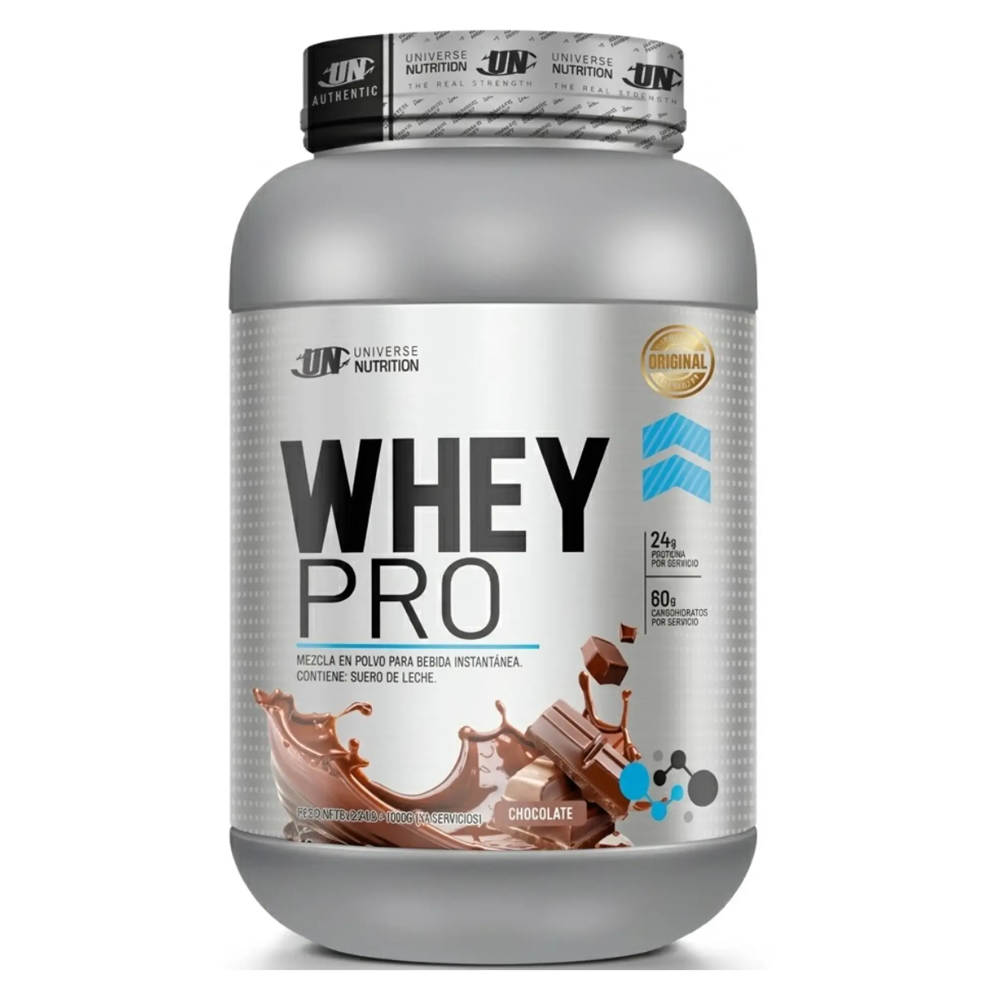 PROTEINA CON AUMENTO DE MASA MUSCULAR WHEY PRO UN 1100 g 1