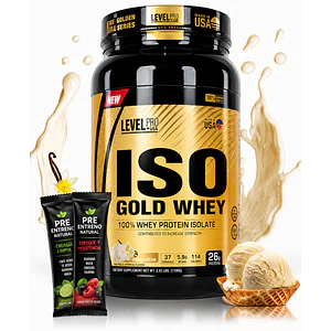 PROTEINA ISO GOLD WHEY 1100 g LEVEL PRO