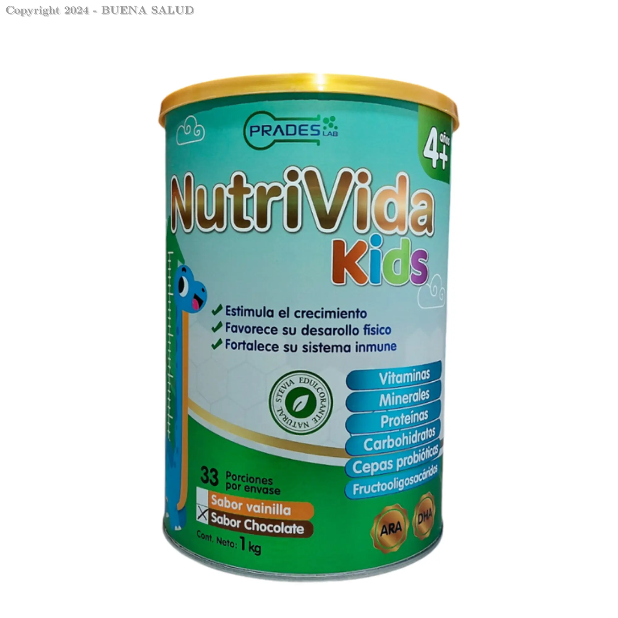 Nutrivida Kids Vainilla 1 kg – Suplemento Nutricional para niños 1