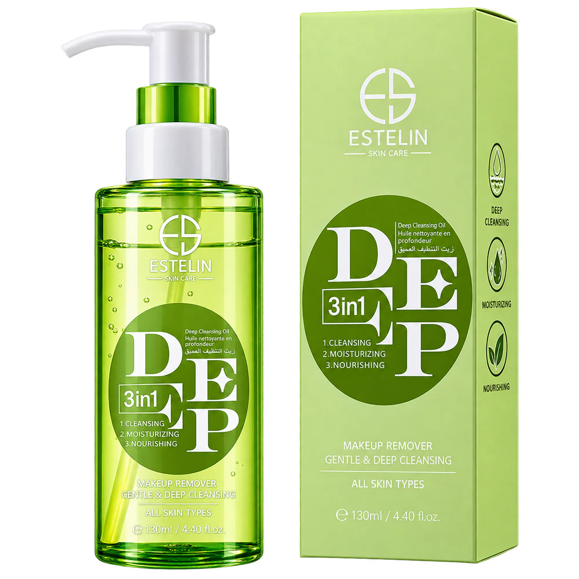 ESTELIN SKIN CARE  DEEP CLEANSING OIL - FCO X 130 ml.  1