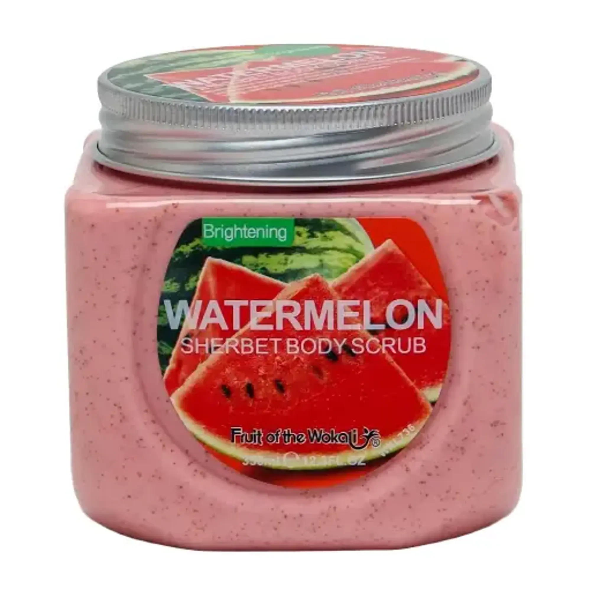 WOKALI WATERMELON  SHERBET BODY SCRUB (EXFOLIANTE CORPORAL )- 500ML  1