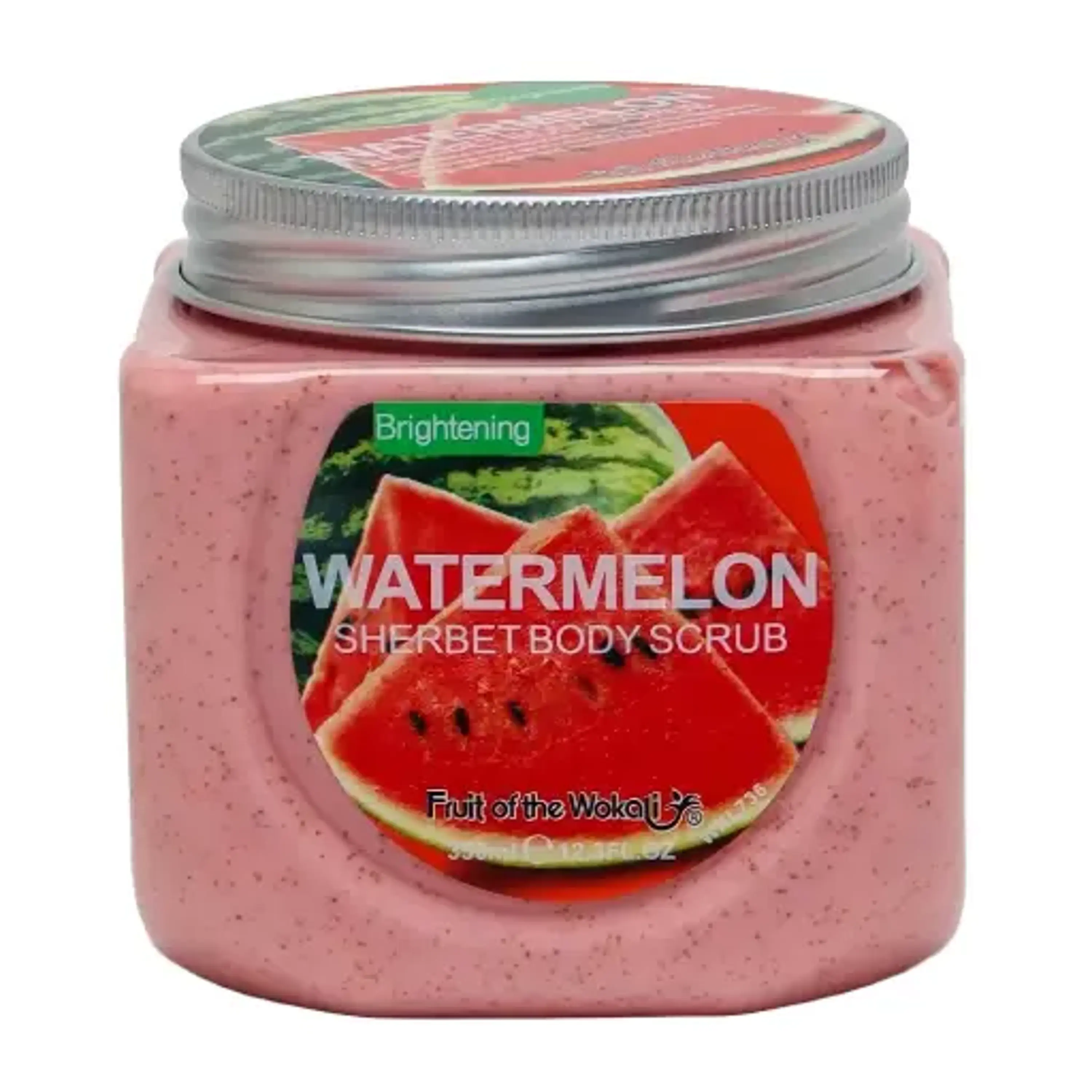 WOKALI WATERMELON  SHERBET BODY SCRUB (EXFOLIANTE CORPORAL )- 500ML  1