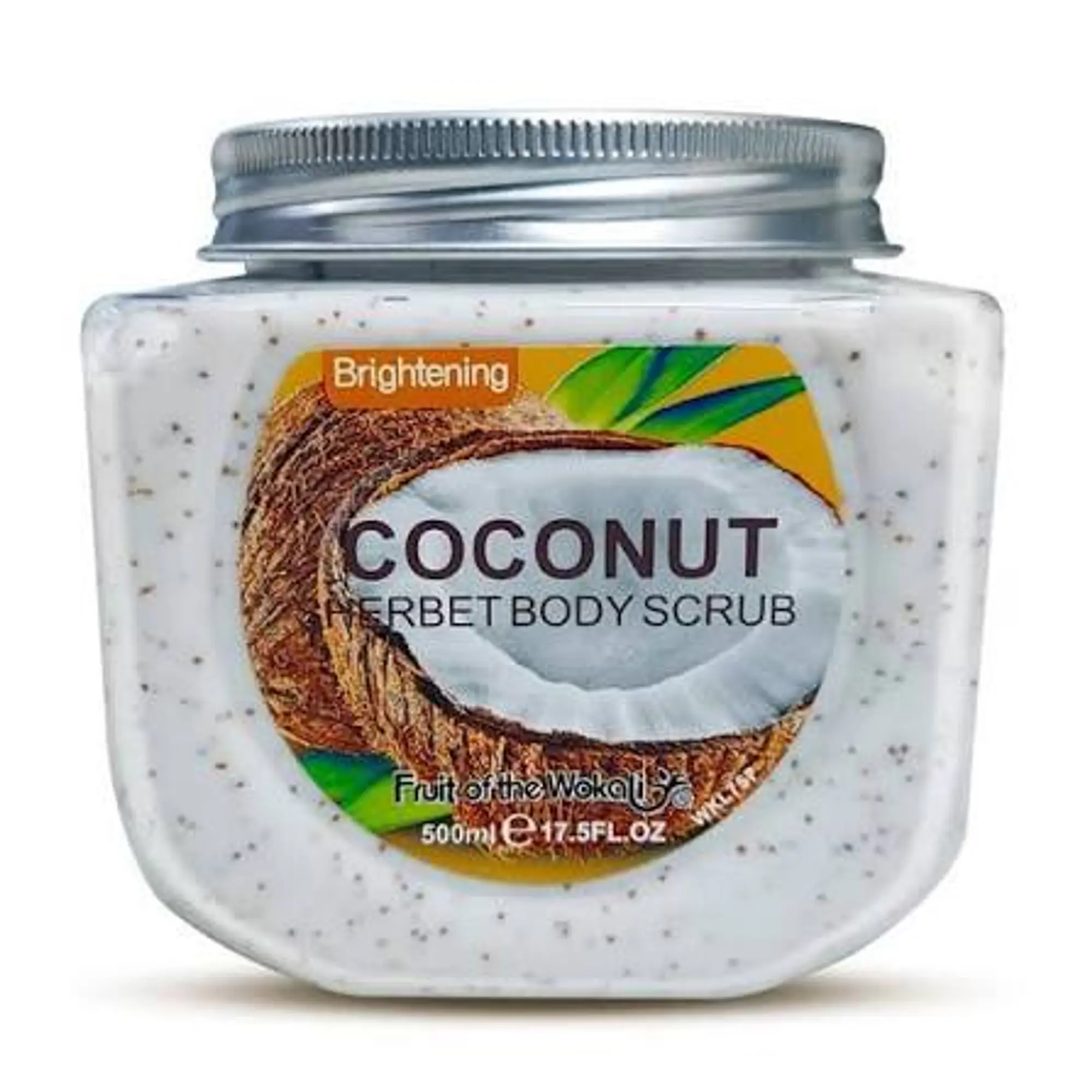 WOKALI COCONUT SHAERBET BODY SCRUB ( EXFOLIANTE CORPORAL)- 500ml  1
