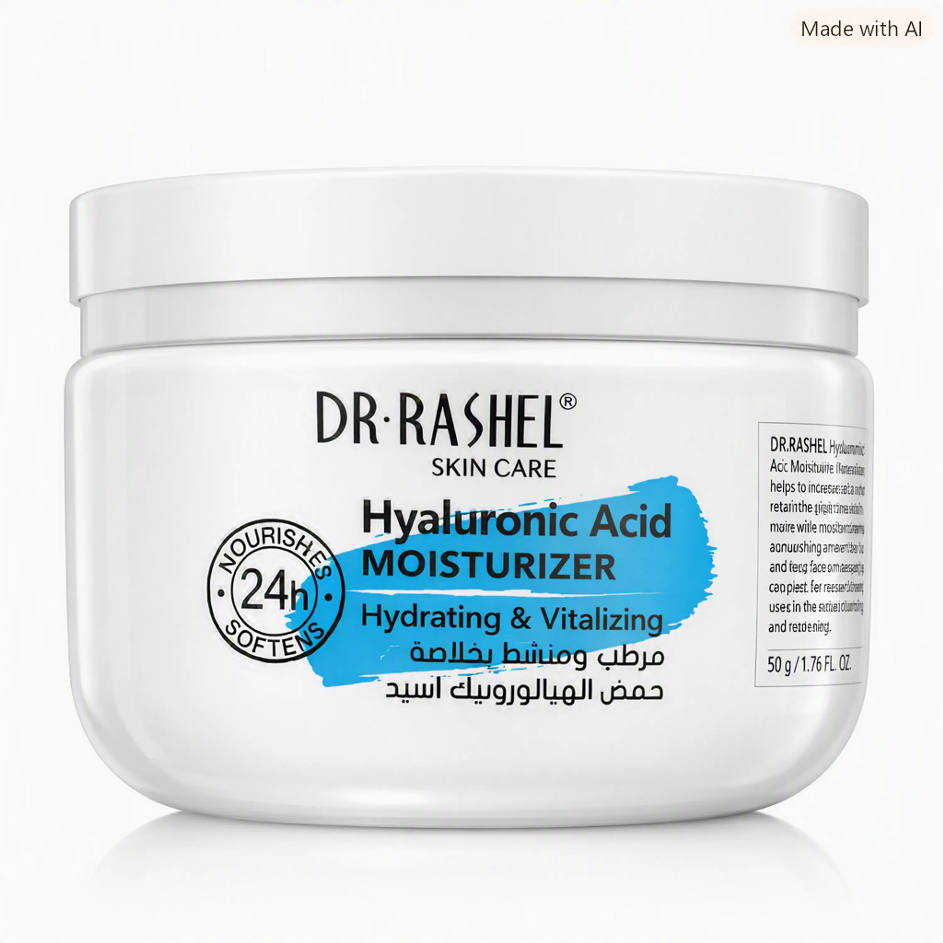 DR. RASHEL SKIN CARE HYALURONIC ACID MOISTURIZER (crema facial acido hialuronico) -  fco. x 160 g 1