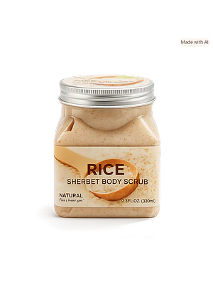WOKALI RICE SHAERBET BODY SORUB (EXFOLIANTE CORPORAL) - fco. x 500ml 