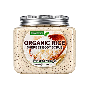 WOKALI ORGANIC RICE SHERBET BODY  SCRUB ( EXFOLIANTE CORPORAL)- 500ml