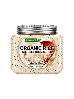 WOKALI ORGANIC RICE SHERBET BODY  SCRUB ( EXFOLIANTE CORPORAL)- 500ml