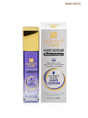 PERFEC CARE HAIR SERUM BIOTIN& COLLAGEN(SERUM CAPILAR) - 120ml 