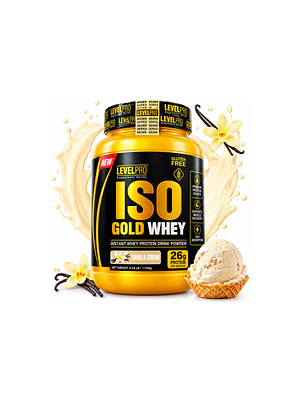 LEVEL PRO ISO GOLD WHEY x 2.43 lb (1100 g) POTE - VAINILLA