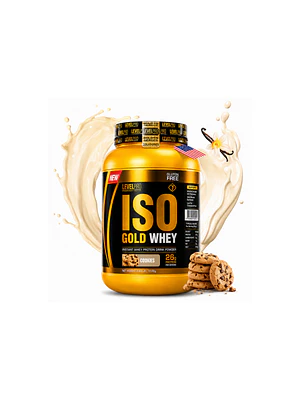 LEVEL PRO ISO GOLD WHEY x 2.43 lb (1100 g) POTE - COOKIES
