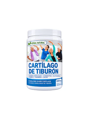 HERBAL NATURAL  CARTILAGO DE TIBURON (COLAGENO PARA LAS ARTICULACIONES) - 650g