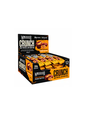 WARRIOR  PROTEINA EN BARRA EN 20g- caja x 12u x 64g(768)-  DARK CHOCOLATE PEANUT BUTTER FLAVOUR