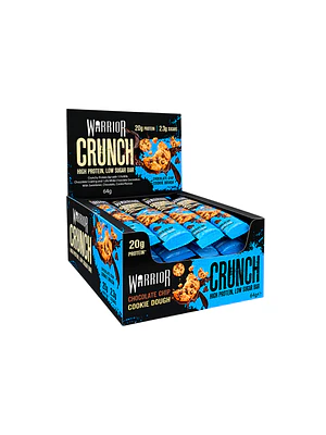 WARRIOR  PROTEINA EN BARRA EN 20g- caja x 12u x 64g(768)-  CHOCOLATE CHIP COOKIE DOUGH FLAVOUR
