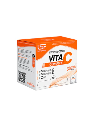 LABSUPERFOOD  EFERVESCENTE VITA C COMPLEX - 30 SACHET x CAJA  150g