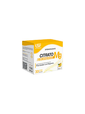 LABSUPERFOOD  EFERVESCENTE CITRATO DE MAGNECIO (MG) - 30 SACHET x CAJA  150g