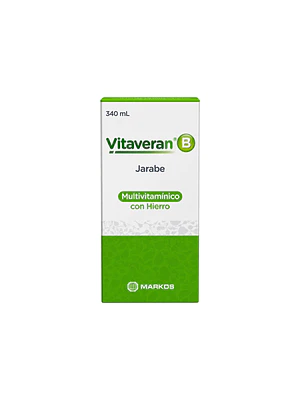 MARKOS VITAVERAN B JARABE MULTIVITAMINICO CON HIERRO- 340ml 