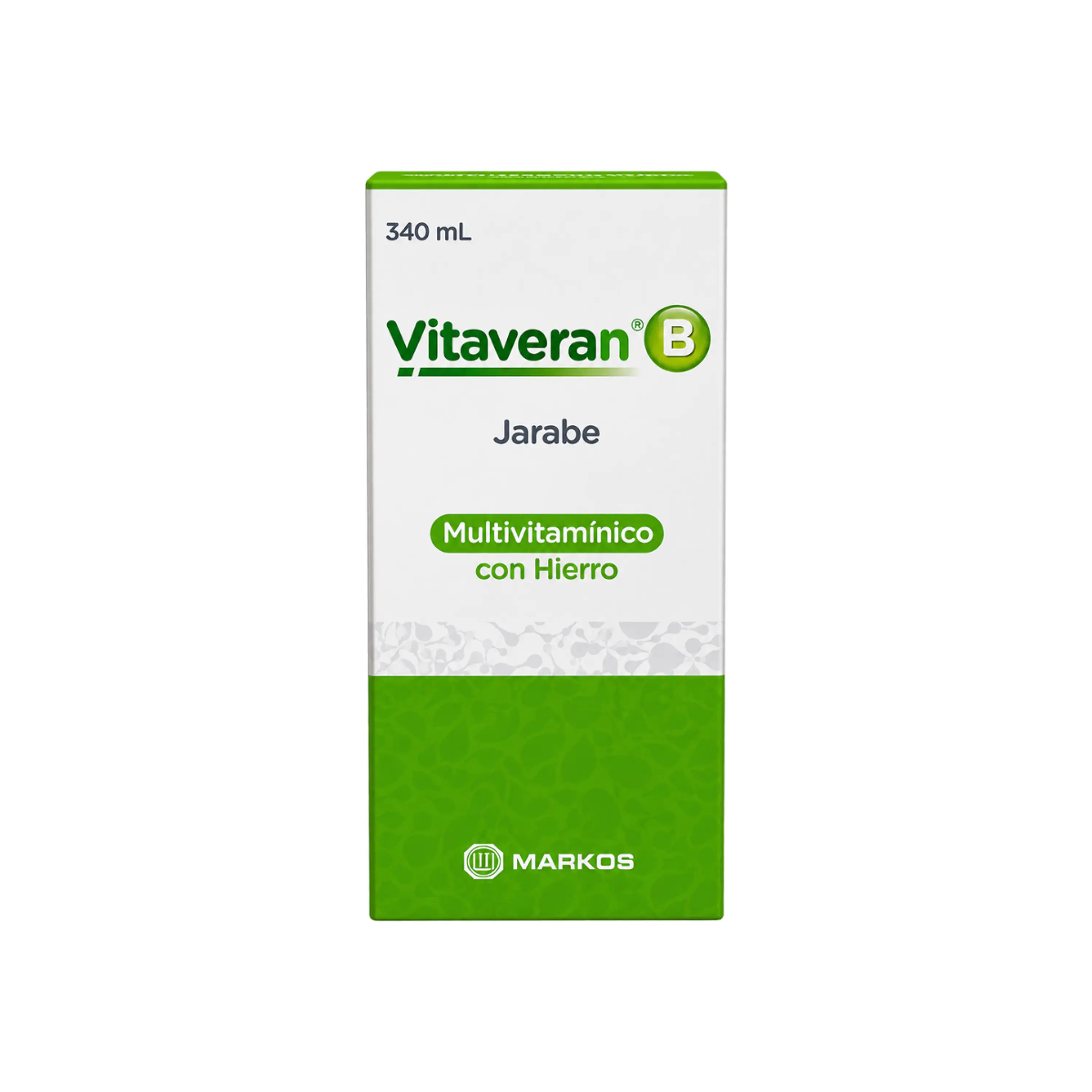 MARKOS VITAVERAN B JARABE MULTIVITAMINICO CON HIERRO- 340ml  1
