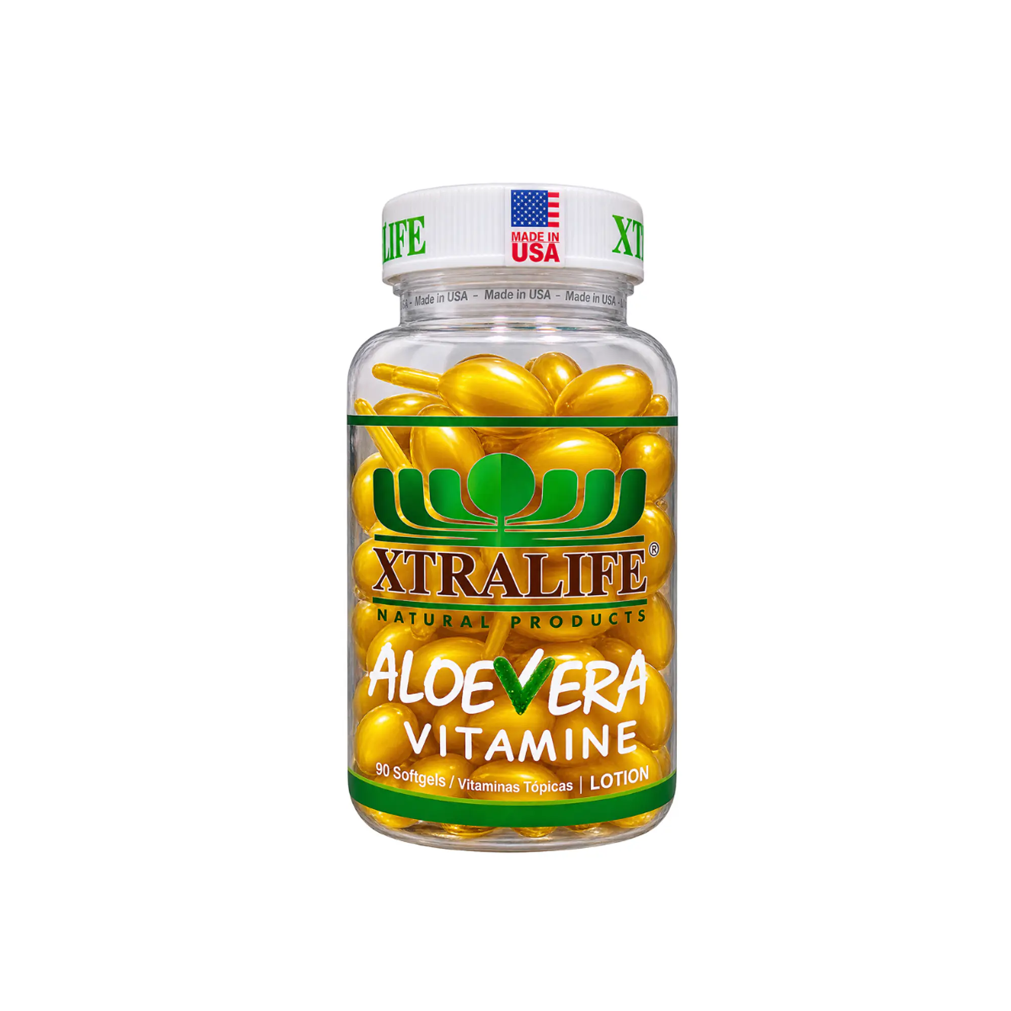 XTRALIFE ALOE VERA + VITAMINA E (1200 mg) - fco x 90 softgel 1