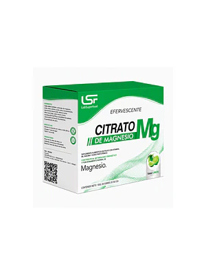 LABSUPERFOOD  EFERVESCENTE  CITRATO DE MAGNECIO MG ( SABOR A LIMON)- 30 SACHET x CAJA  150g