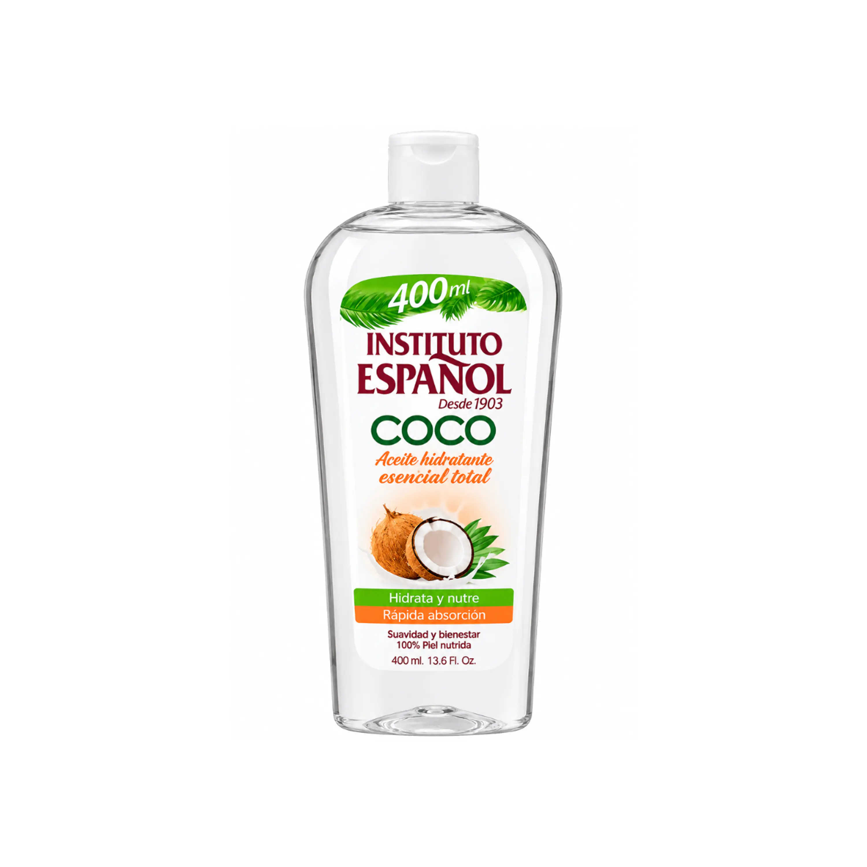 INSTITUTO ESPAÑOL ACEITE CORPORAL COCO - fco x 400 ml. / masaje 1