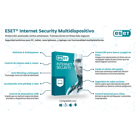 Eset Internet Security (5PCs)