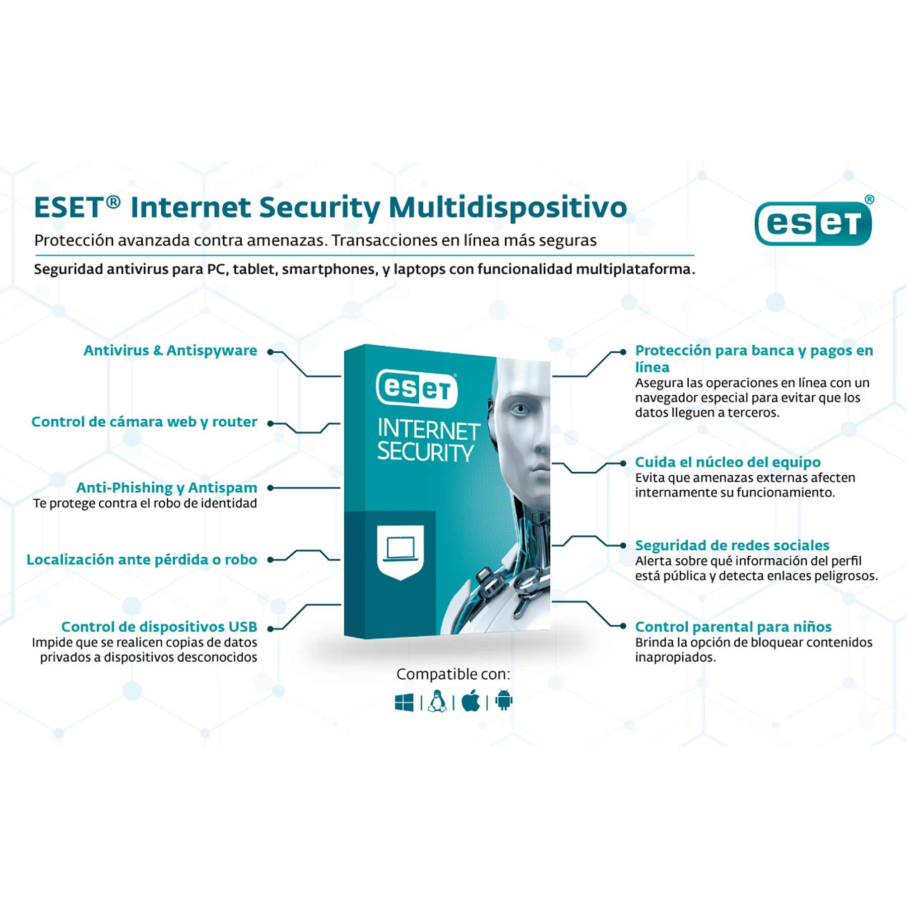Eset Internet Security | 5 Equipos