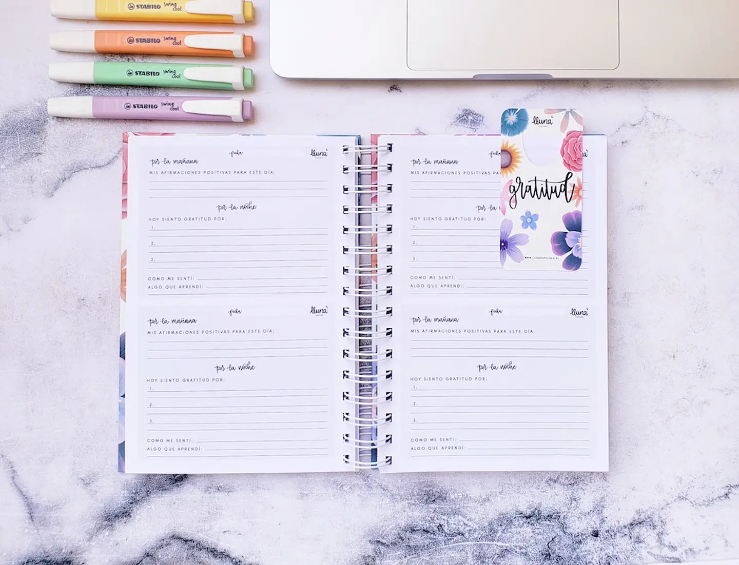 Marcapágina día/mes/semana 