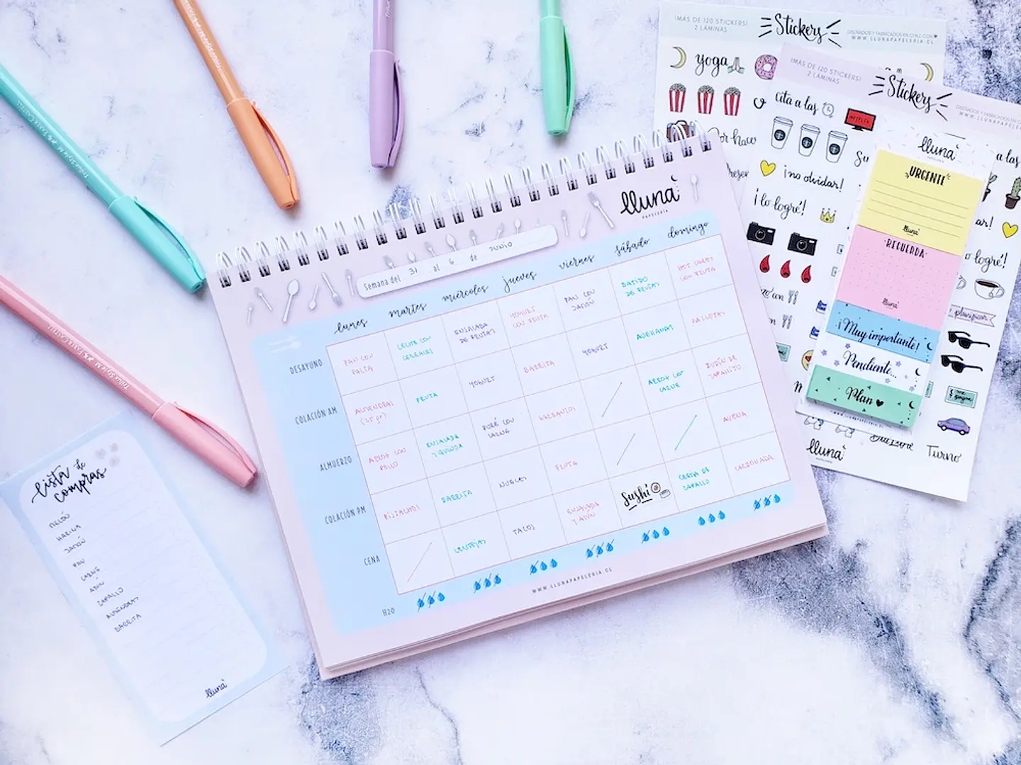 Planner Menú Semanal 7