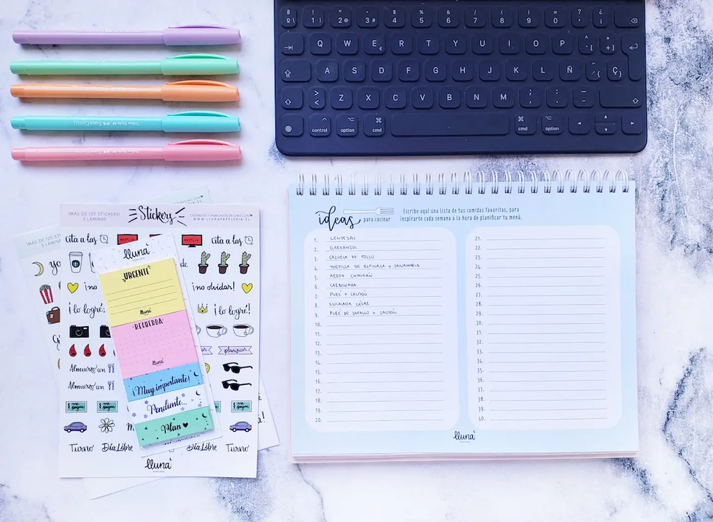 Planner Menú Semanal 5