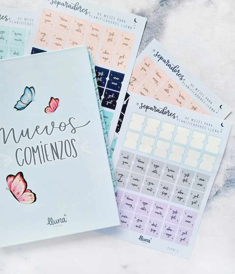 Set de Separadores de Meses 9