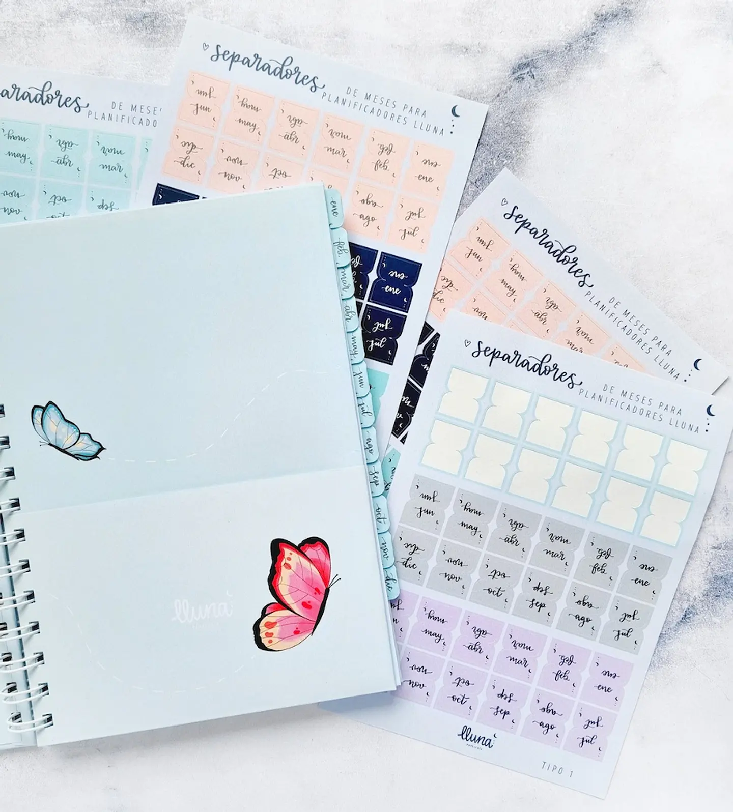 Set de Separadores de Meses 10