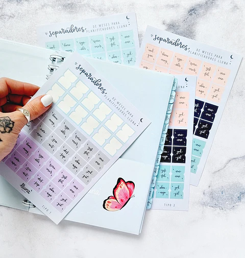 Set de Separadores de Meses