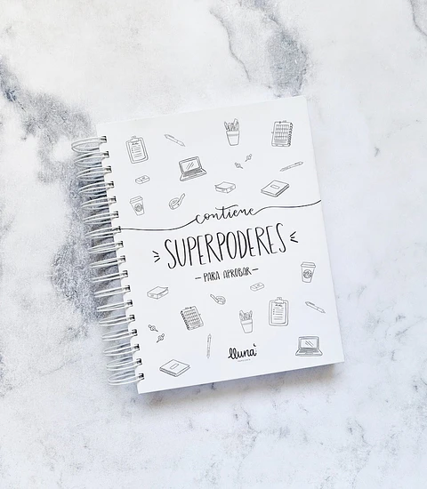 "Superpoderes XL" Planner Anual Universitario 