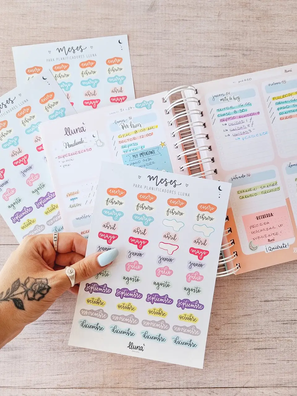 Stickers de Meses 6