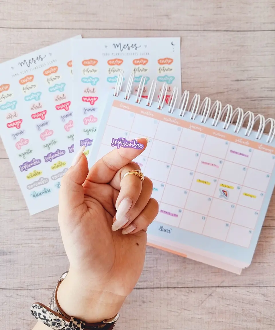 Stickers de Meses 8