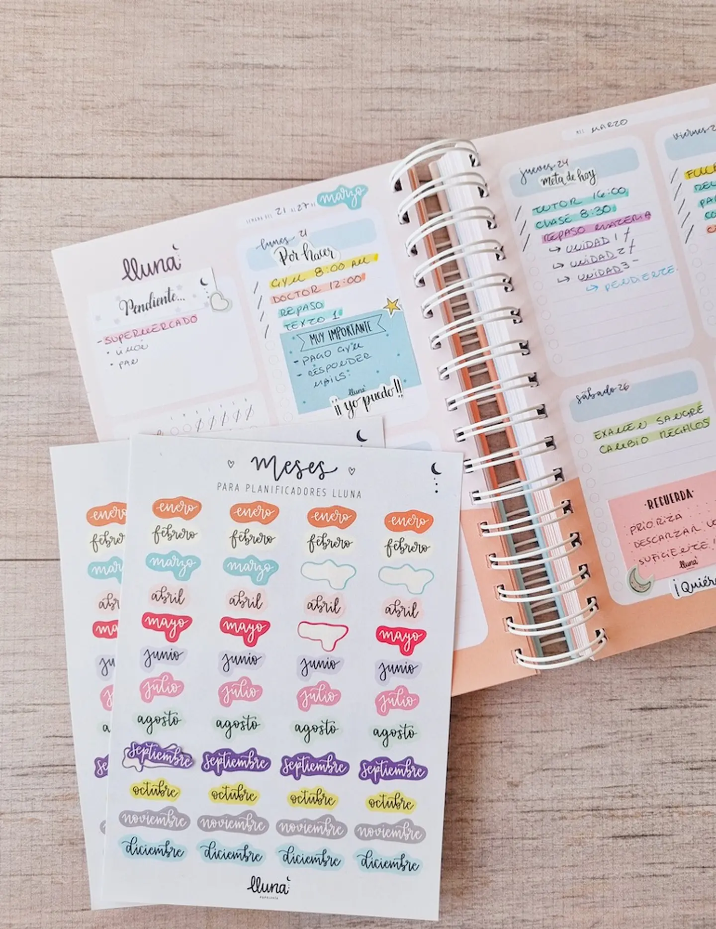 Stickers de Meses 9