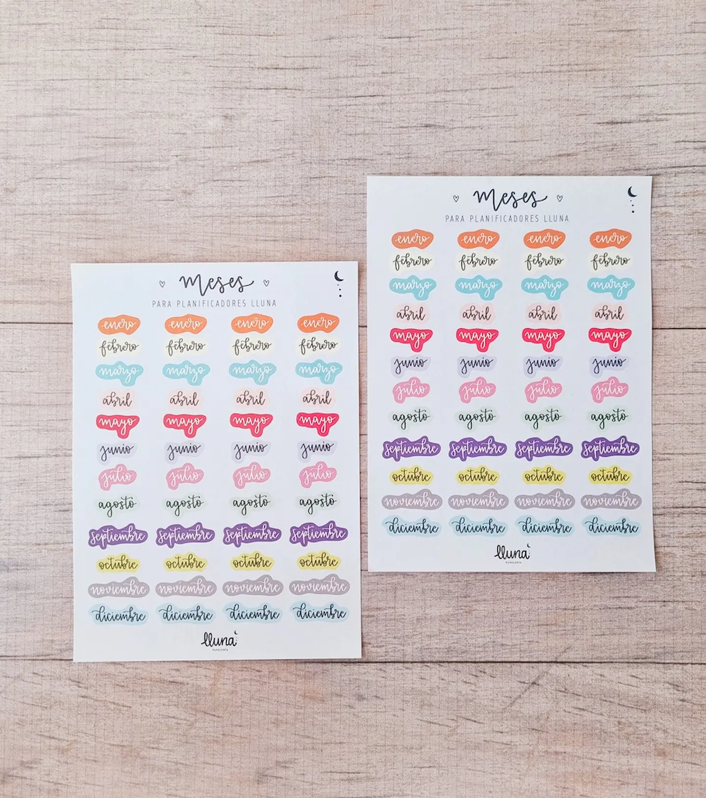 Stickers de Meses 7