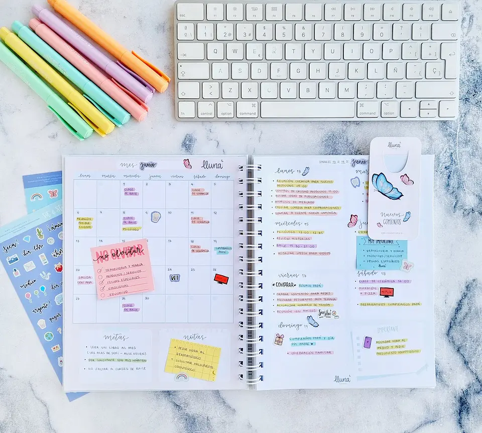 Marcapágina día/mes/semana 