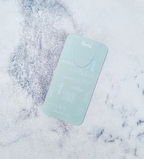 Marcapágina día/mes/semana "Escribir es Sanar"