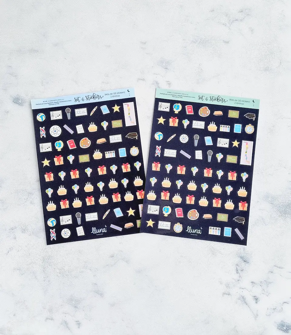 Set de Stickers Docente Ilustraciones 1