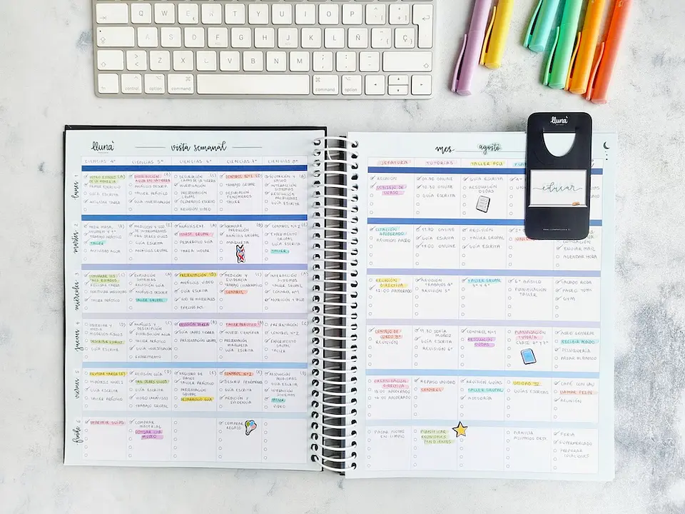 Marcapágina día/mes/semana 